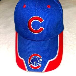 **6/$20** Vintage Chicago Cubs Hat MLB Adjustable Red Blue White Fan Favorite